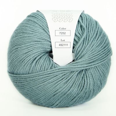 Infinity Cotton Alpaca ( 7252 SEA GREEN)  85% хлопок, 15 % беби альпака 50гр/150 м